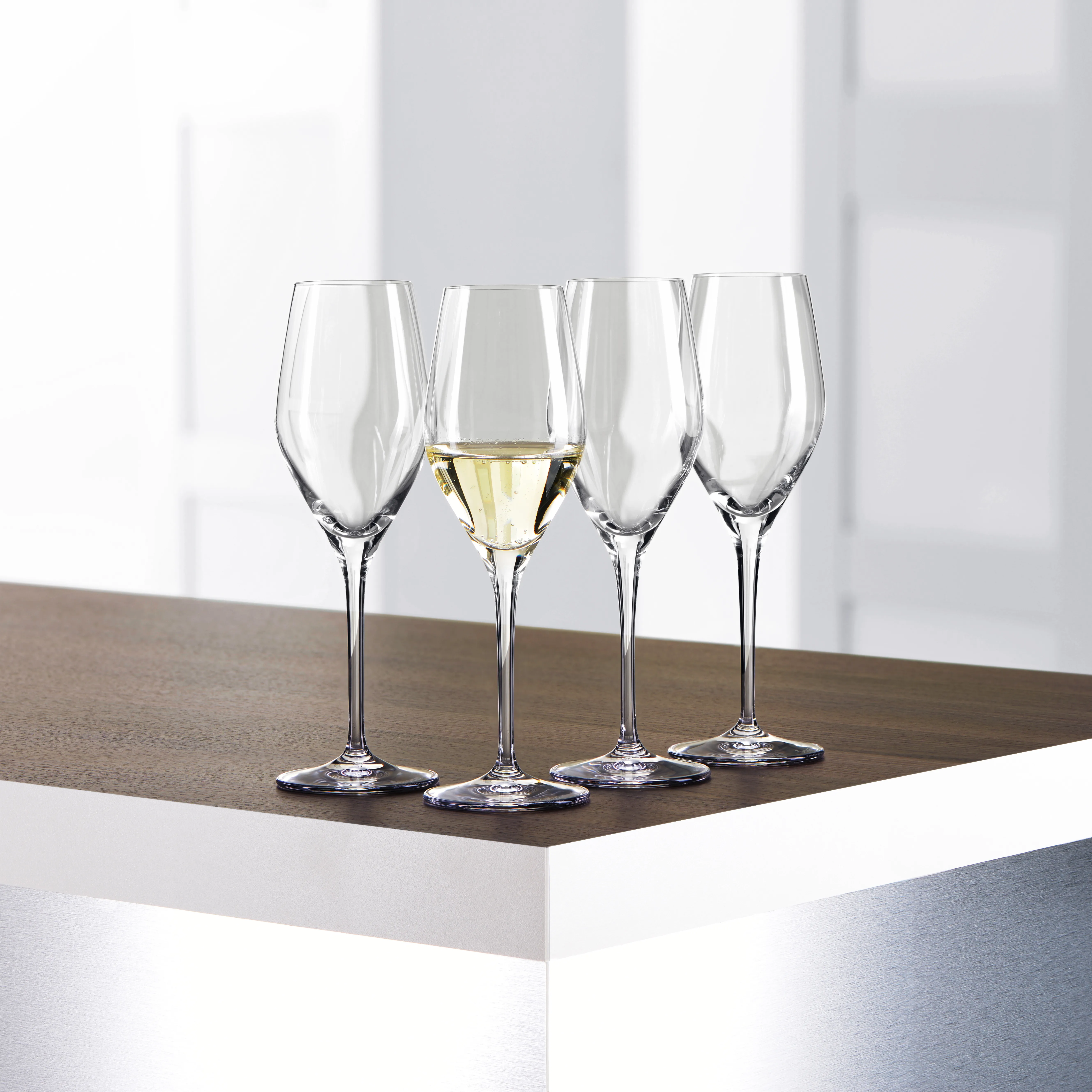Authentis Champange glass 27cl. 4-pack, clear