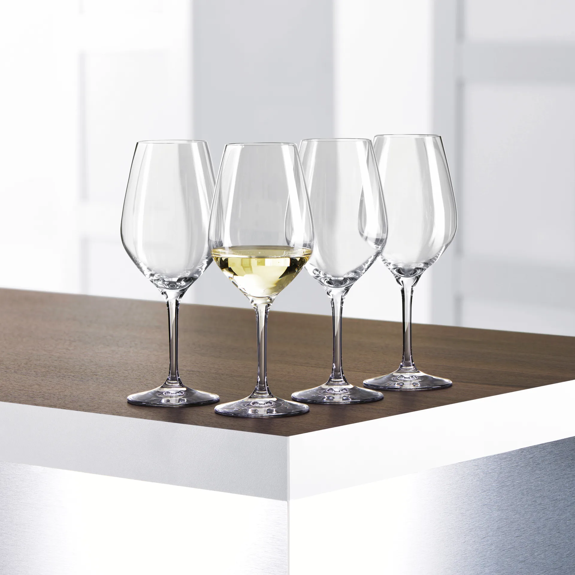 Authentis White wine glass 36 cl. 4-pack, clear Spiegelau