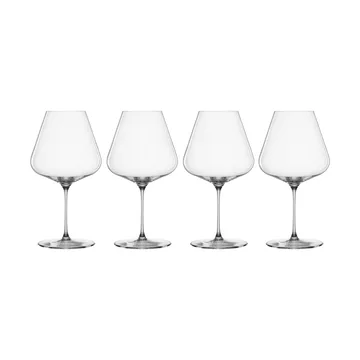 Definition Burgundy red wine glass 96 cl 4-pack - Clear - Spiegelau