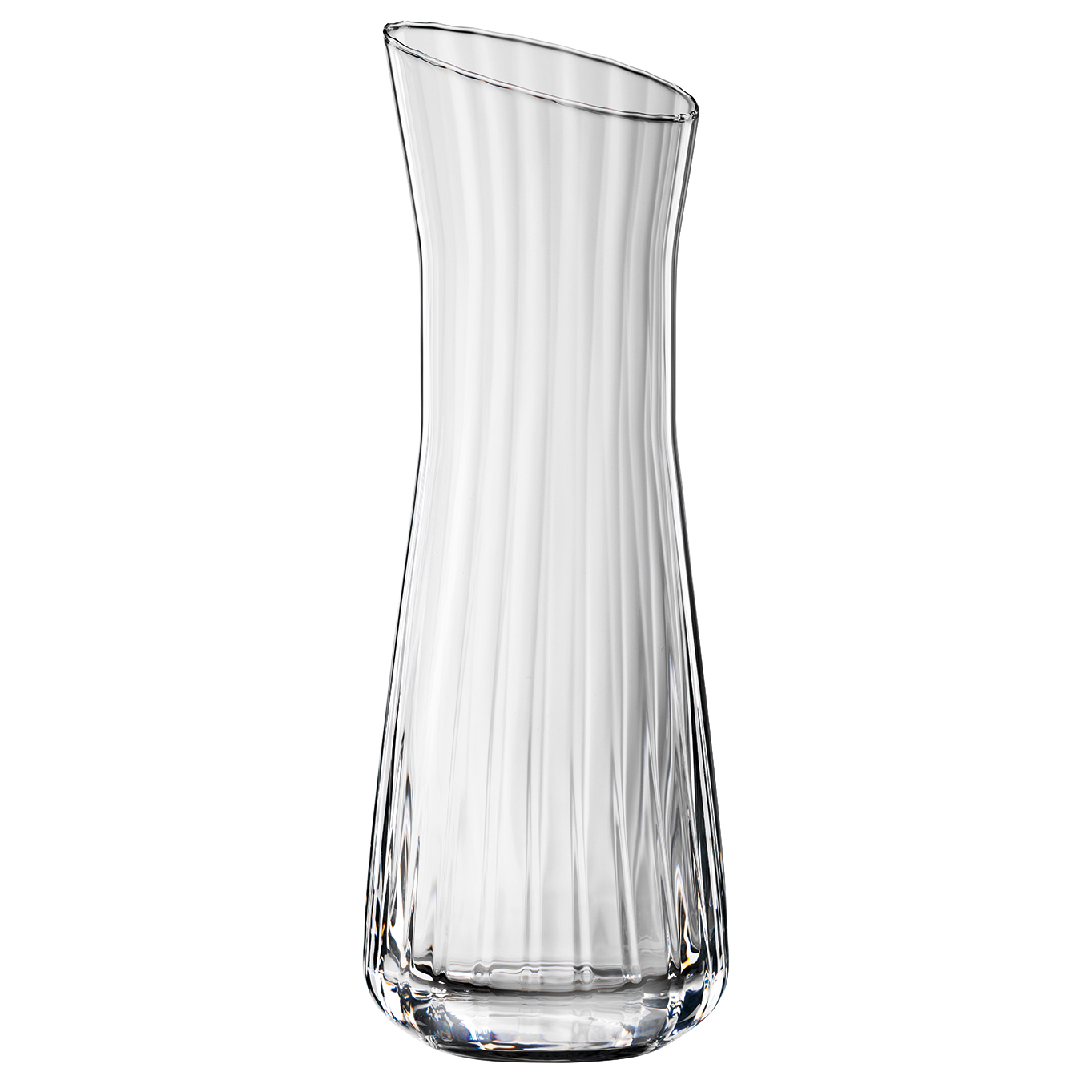 RAVENHEAD Clear Glass Flower Vase Carafe shape 22 cm 17cm wide 