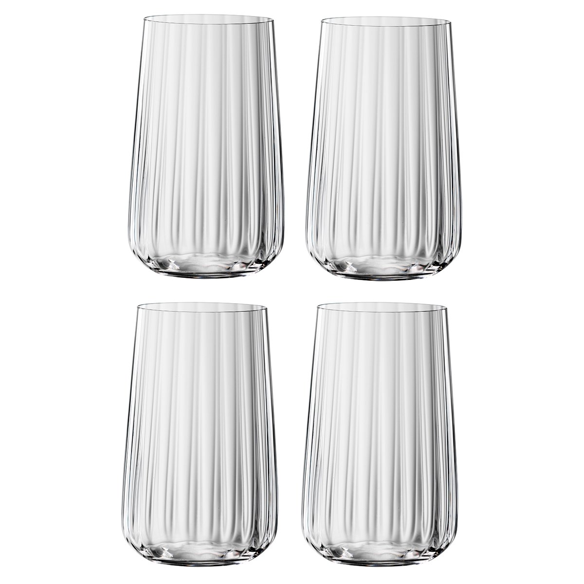 Spiegelau LifeStyle longdrink glass 4-pack 51 cl | Scandinavian Design | Long drink & highball glasses | Transparent