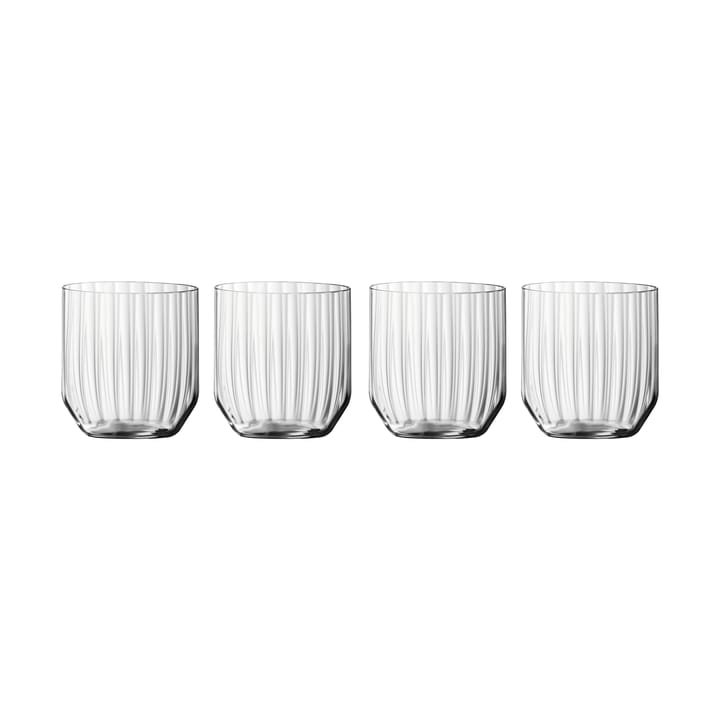 Linear whiskey tumbler 34.5 cl glass 4-pack - Clear - Spiegelau