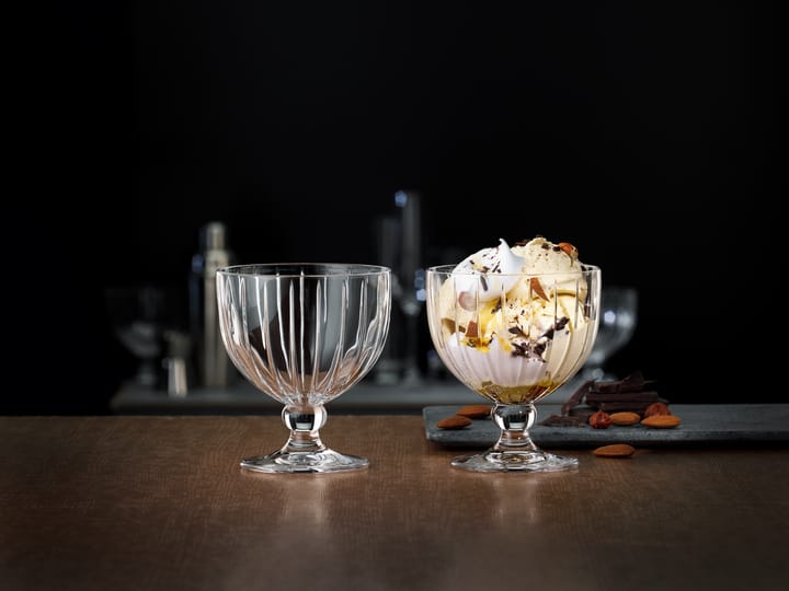Milano bowl on foot 38.4 cl 4-pack - Clear - Spiegelau