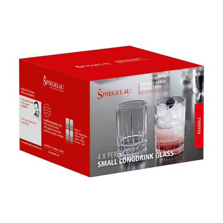Perfect Serve Long drink glass 24cl . 4-pack, clear Spiegelau