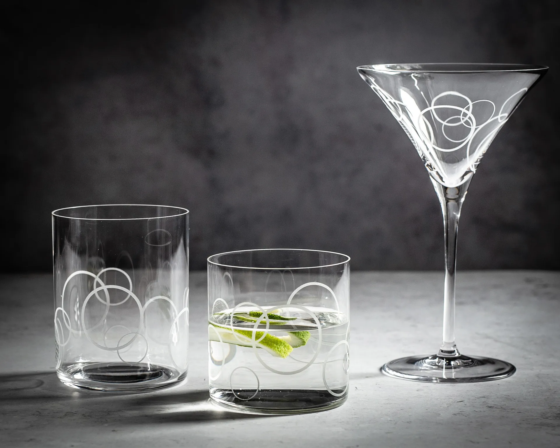 Signature cocktail glass 22 cl 2-pack, Circles Spiegelau