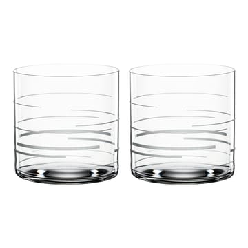 Signature drinking glass 33 cl 2-pack - Lines - Spiegelau
