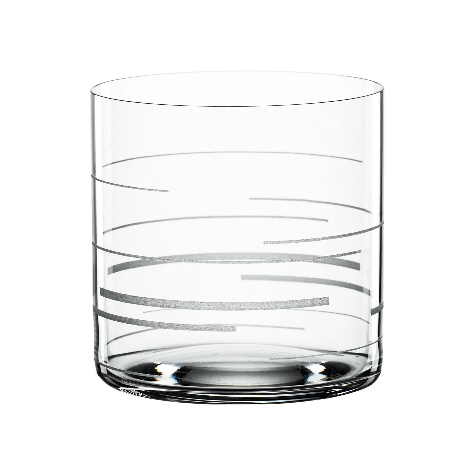 Signature drinking glass 33 cl 2-pack, Lines Spiegelau