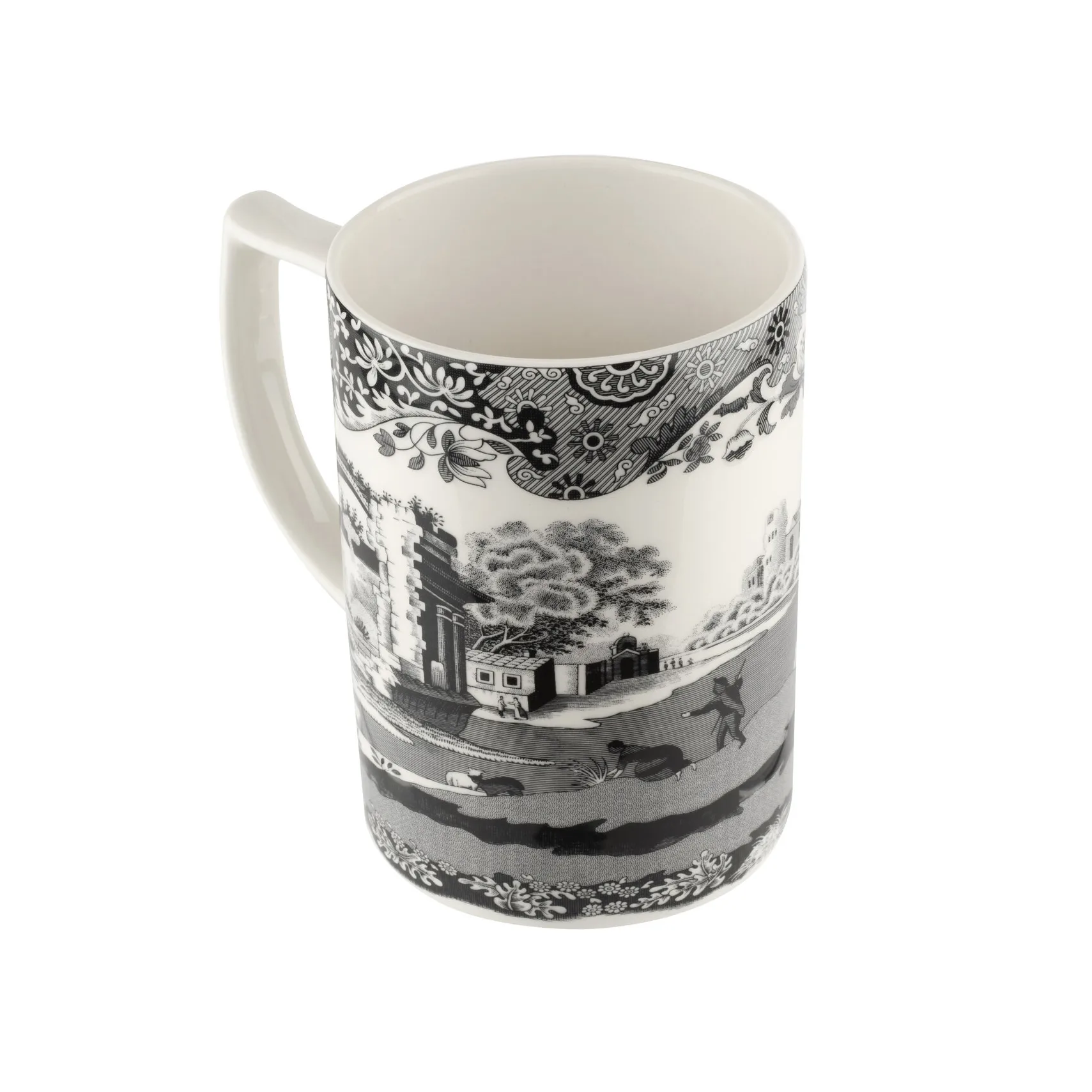 Black Italian mug, 34 cl Spode