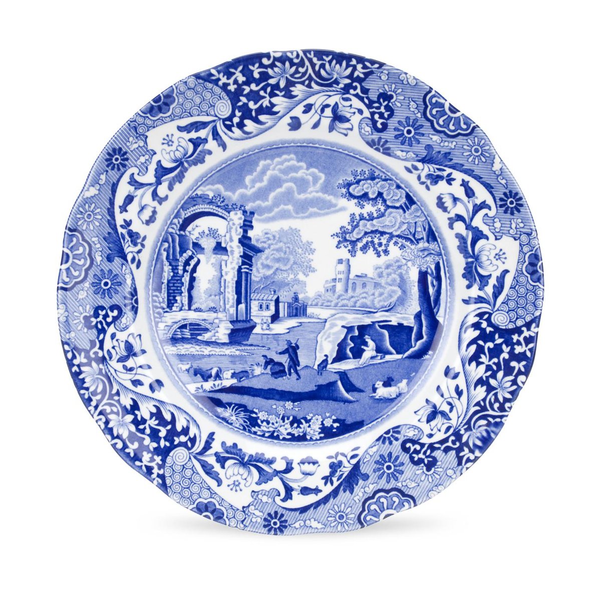 Spode Blue Italian dinner plate 23 cm/ 9 inch | Scandinavian Design | Dinner plates | Blue