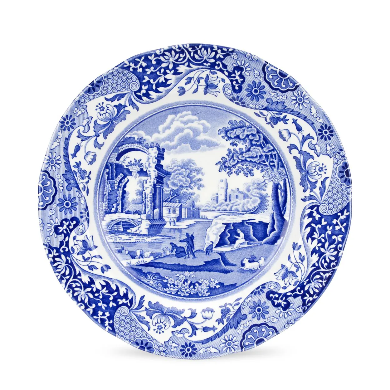Spode Blue Italian dinner plate 27 cm/ 10 inch | Scandinavian Design | Dinner plates | Blue