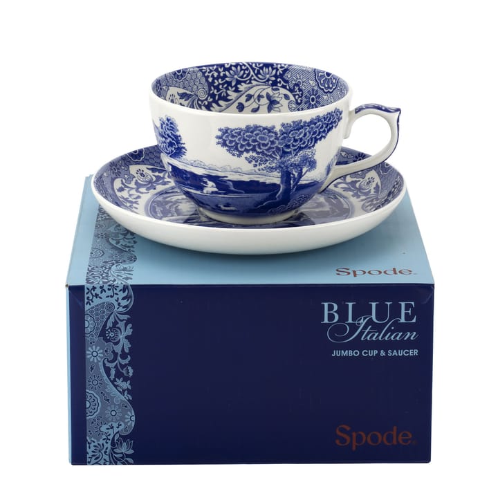 Blue Italian Jumbo cup and saucer - 56 cl/ 20 oz - Spode