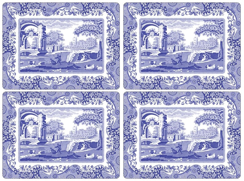 Spode Blue Italian placemats 4-pack Blue-white