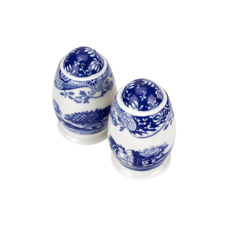 Blue Italian salt and pepper set - 7.5 cm/ 3 inch - Spode