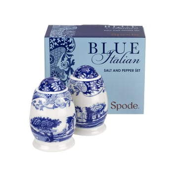 Blue Italian salt and pepper set - 7.5 cm/ 3 inch - Spode
