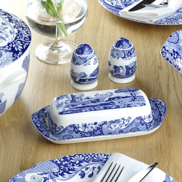 Blue Italian salt and pepper set - 7.5 cm/ 3 inch - Spode