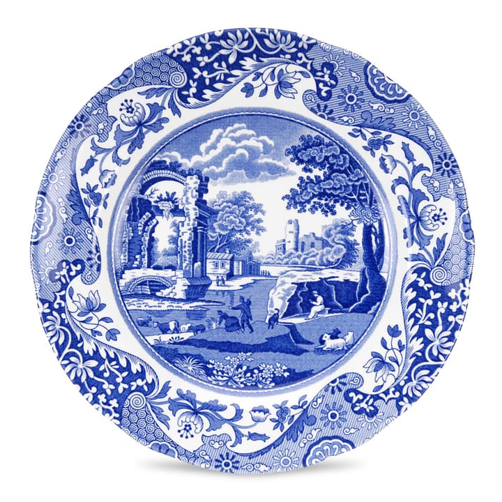 Blue Italian side plate/tea plate - 20 cm/ 8 inch - Spode