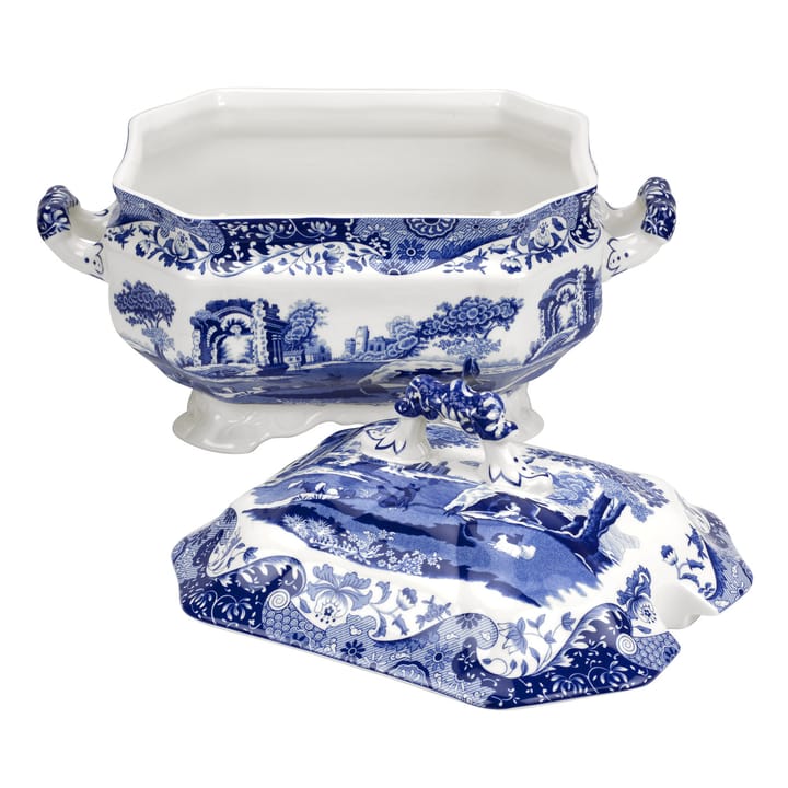 Blue Italian soup tureen - 3.4 l/ 6 pt - Spode