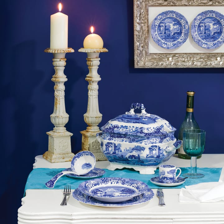 Blue Italian soup tureen - 3.4 l/ 6 pt - Spode