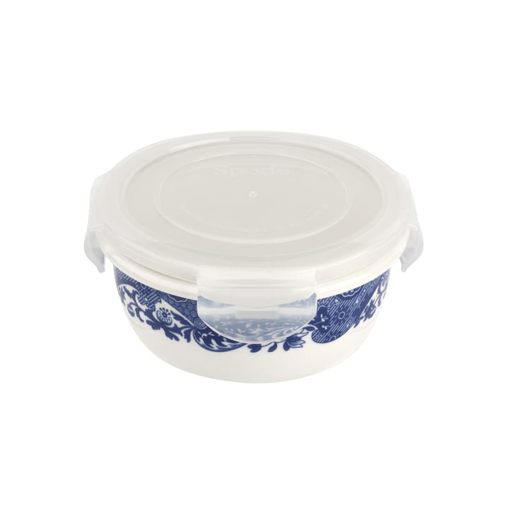 Blue Italian storage jar with lid - 13 cm - Spode
