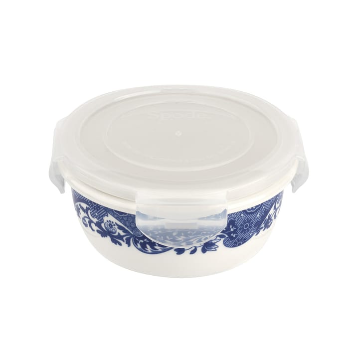 Blue Italian storage jar with lid - 15 cm - Spode