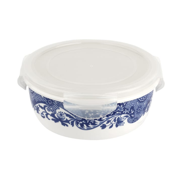 Blue Italian storage jar with lid - 17 cm - Spode