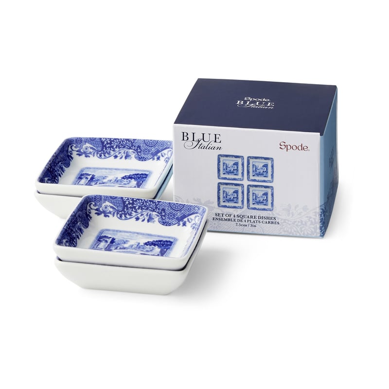 Spode Blue Italian tile 8x8 cm 4-pack Blue-white