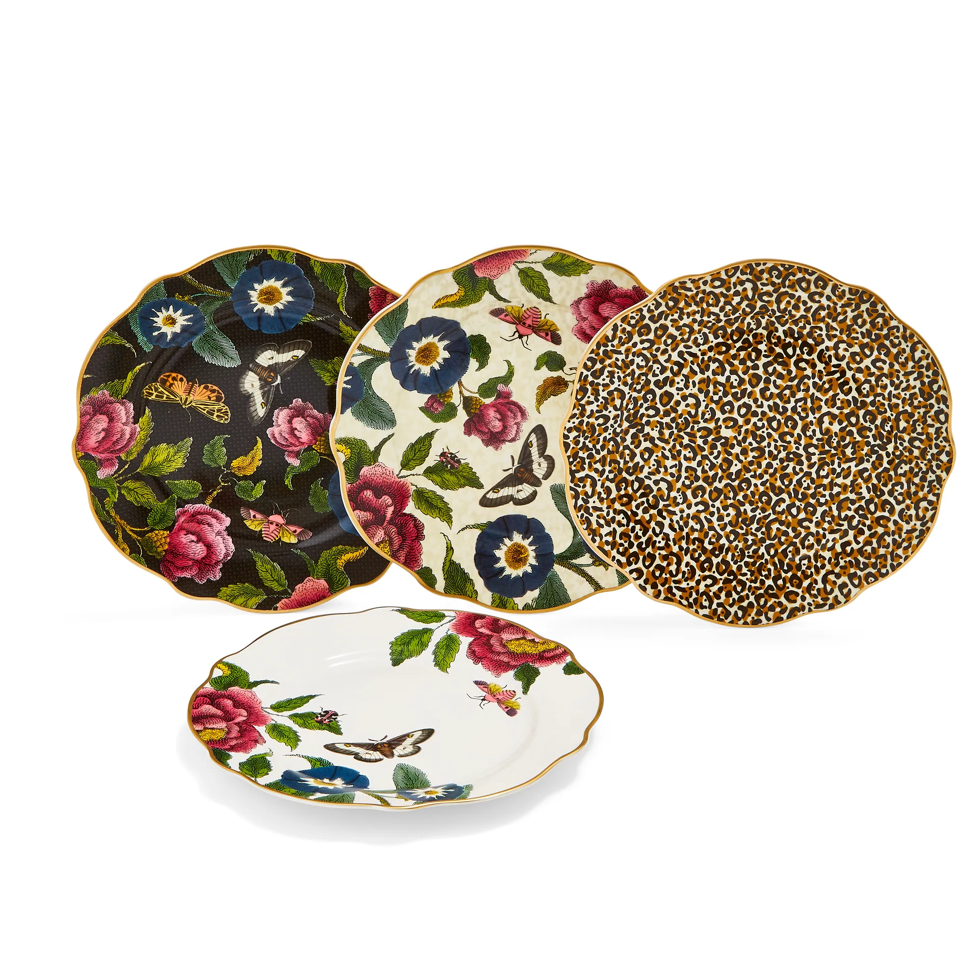 Creatures of Curiosity plates 4 pieces, Pattern Spode