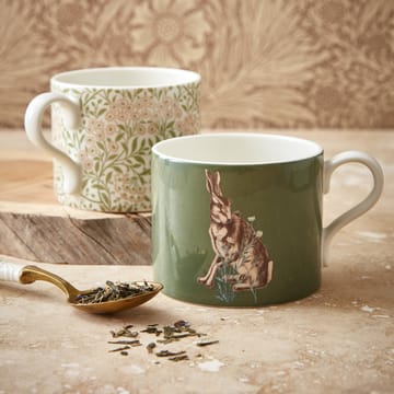 Forest Hare & Michaelmas Daisy mug 34 cl 2-pack - green - Spode