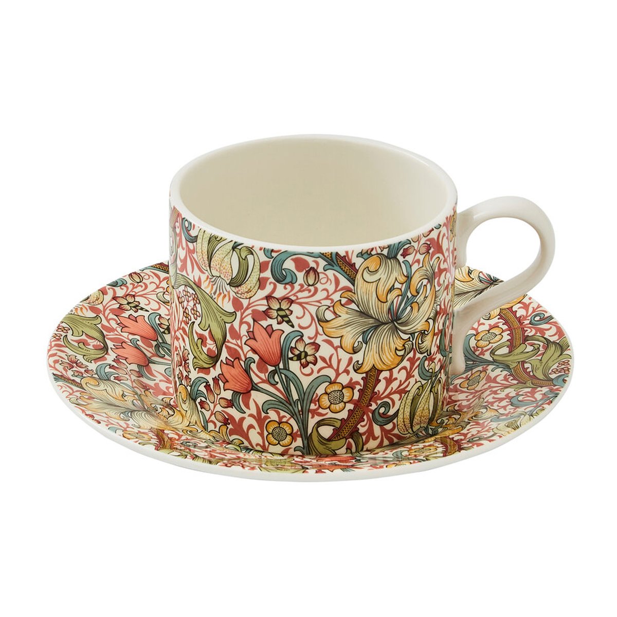 Spode Golden Lily teacup with saucer 28 cl Multi | Scandinavian Design | Teacups | Multi