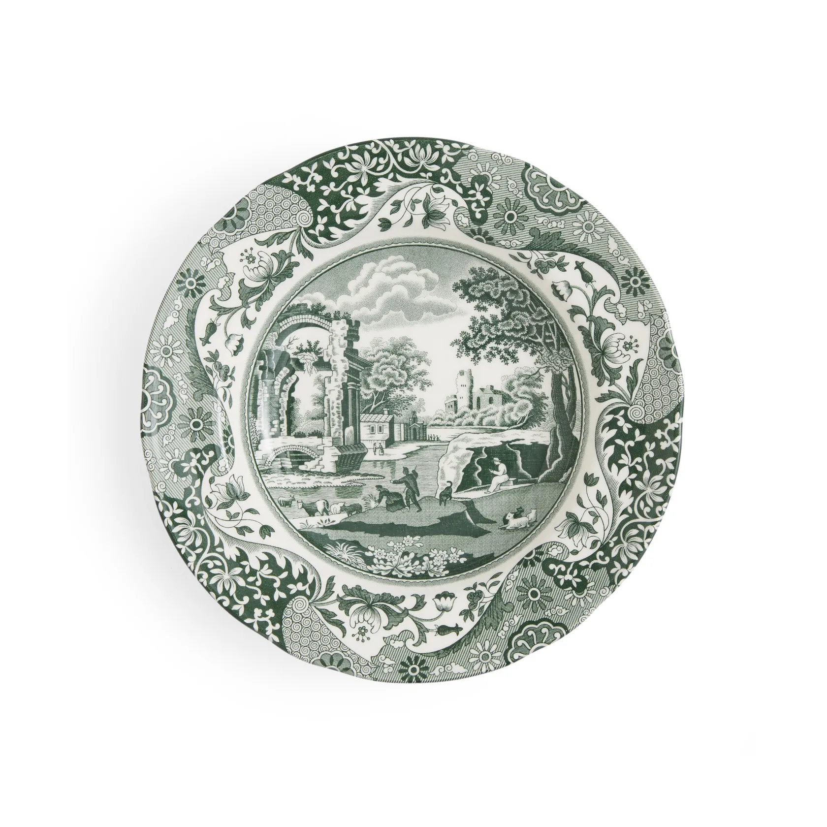 Heritage Green Italian deep plate, Green, Ø23 cm Spode