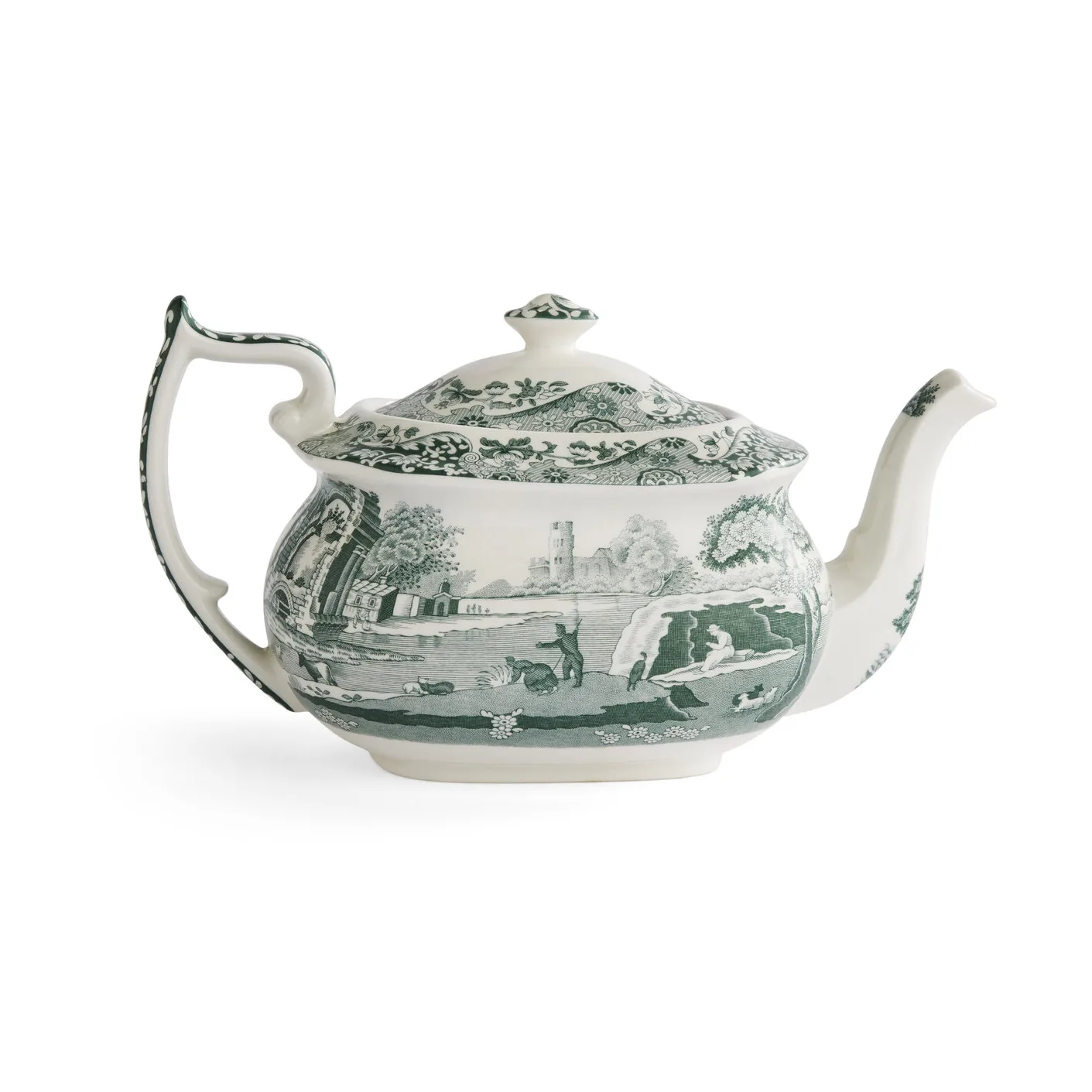 Heritage Green Italian teapot, Green, 1.1 L Spode