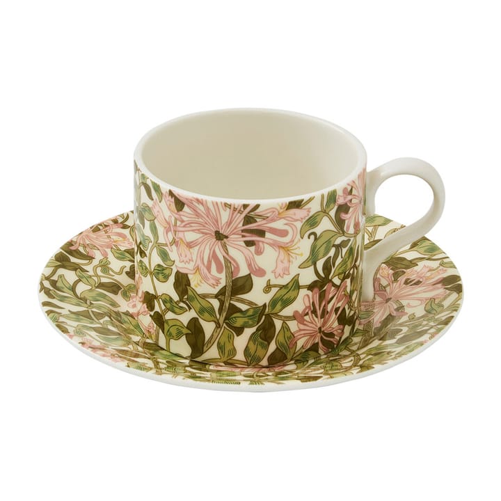 Honeysuckle tea cup with saucer 28 cl - Multi - Spode