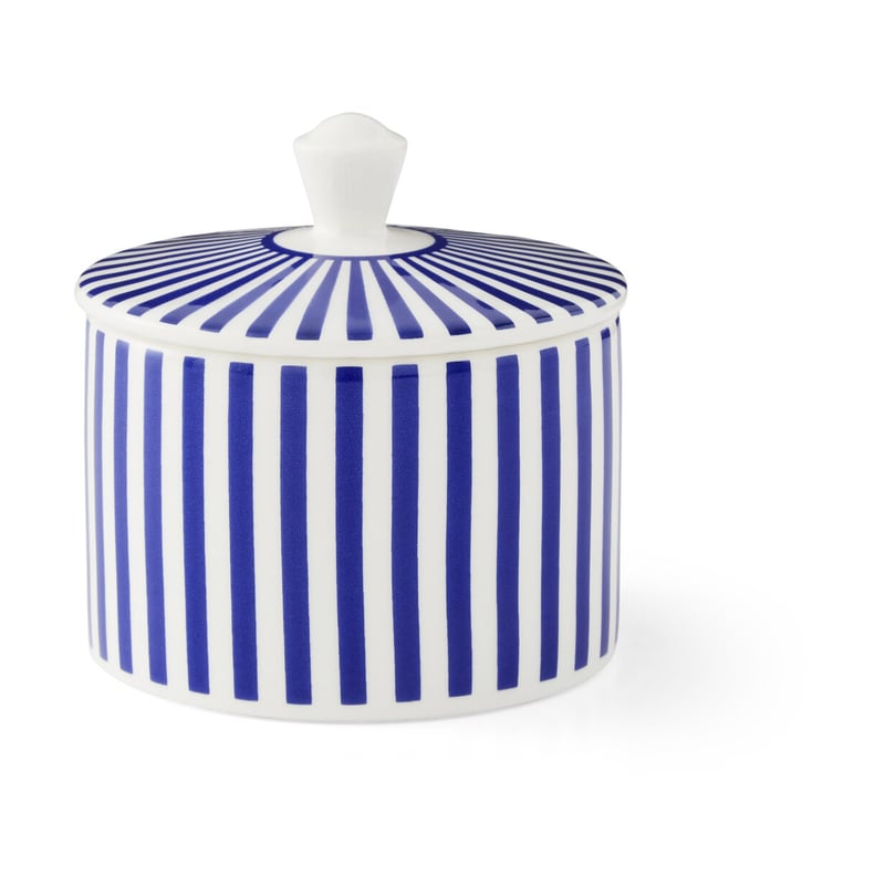 Spode Steccato sugar bowl with lid 29 cl Blue-white