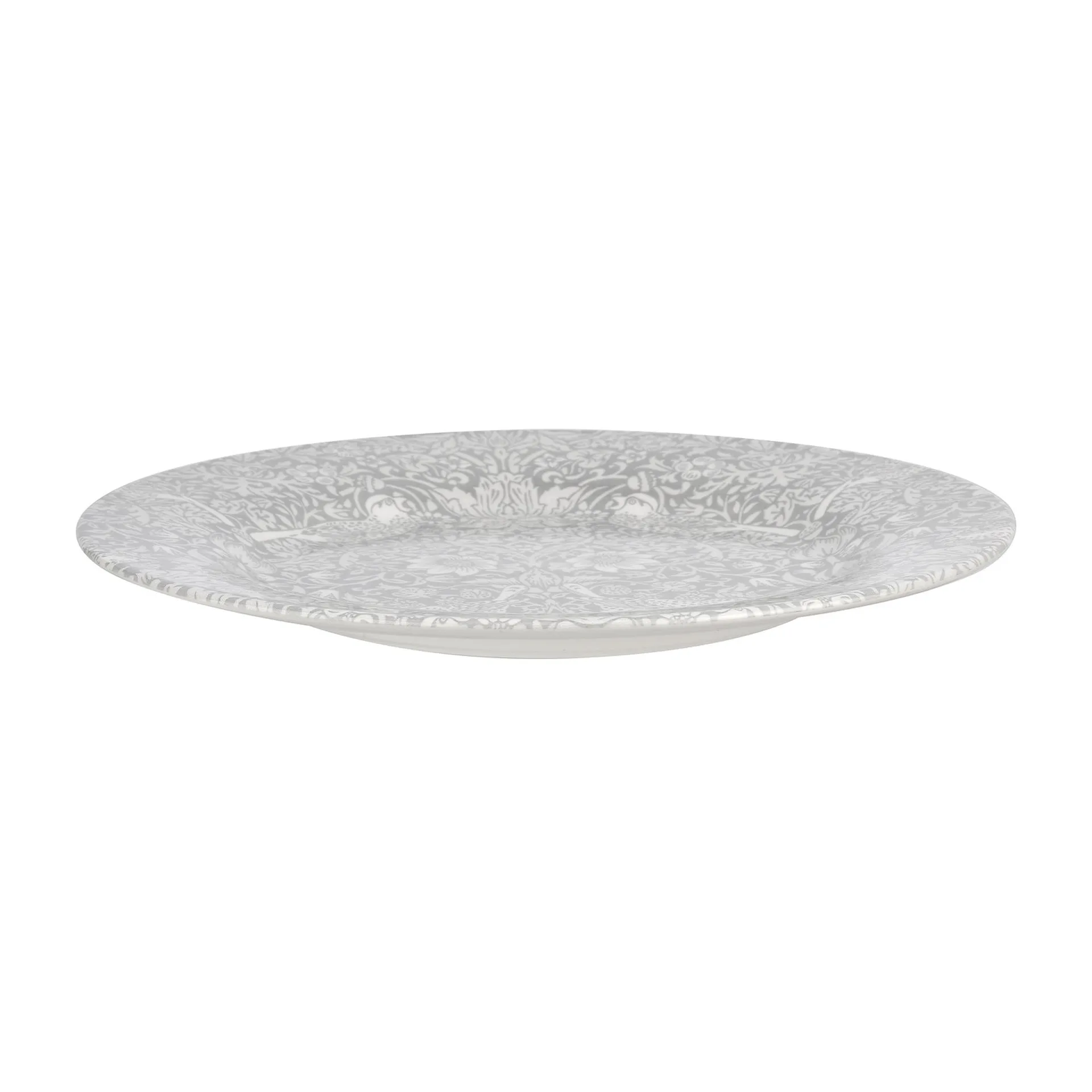 Strawberry Thief plate Ø28 cm, Grey Spode