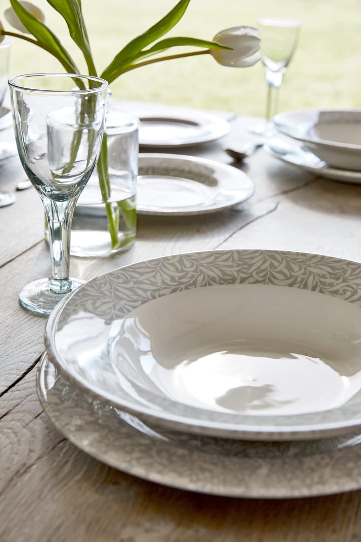 Strawberry Thief plate Ø28 cm, Grey Spode
