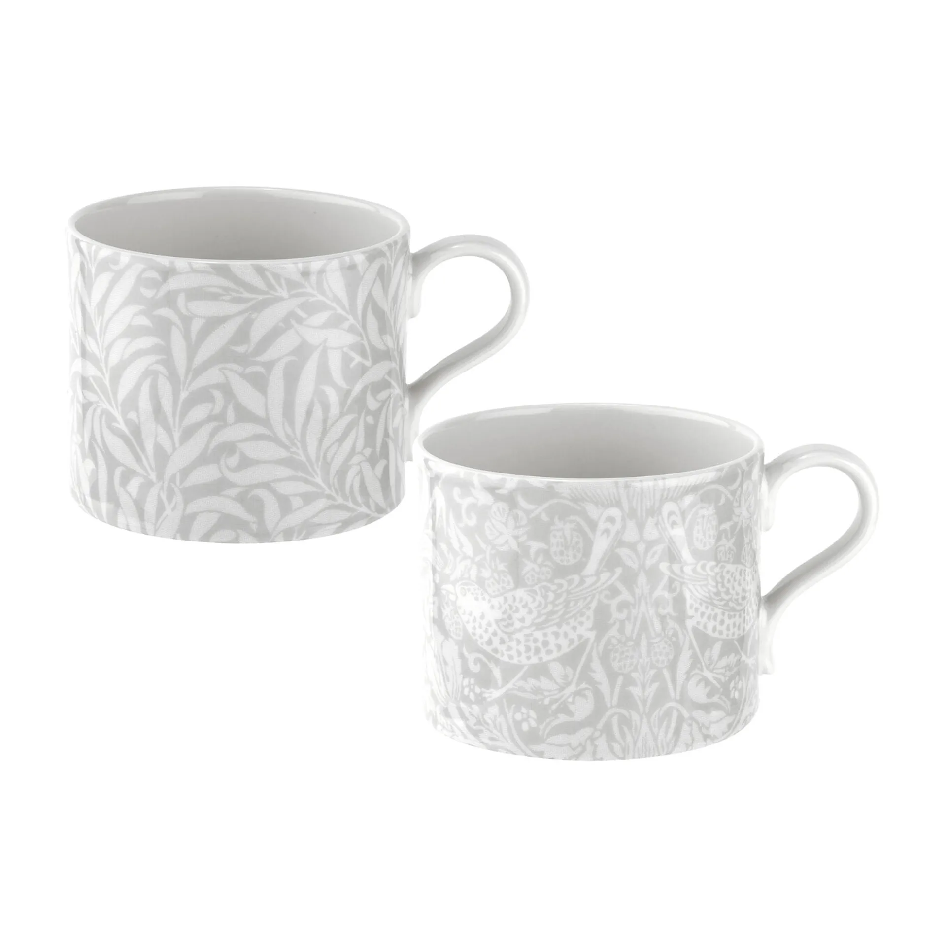 Strawberry Thief & Willow Bough mug 34 cl 2 pieces, Grey Spode