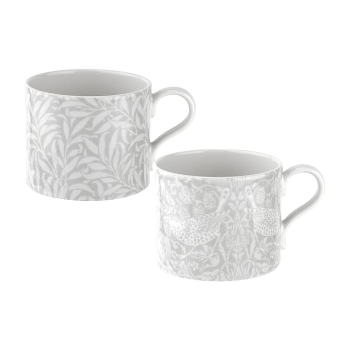 Strawberry Thief & Willow Bough mug 34 cl 2 pieces - Grey - Spode