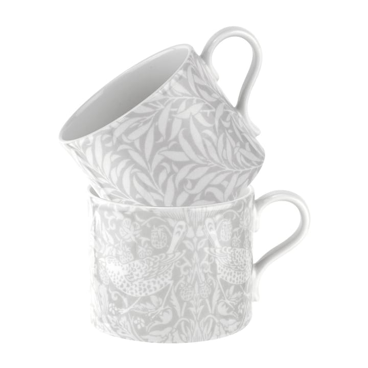 Strawberry Thief & Willow Bough mug 34 cl 2 pieces, Grey Spode