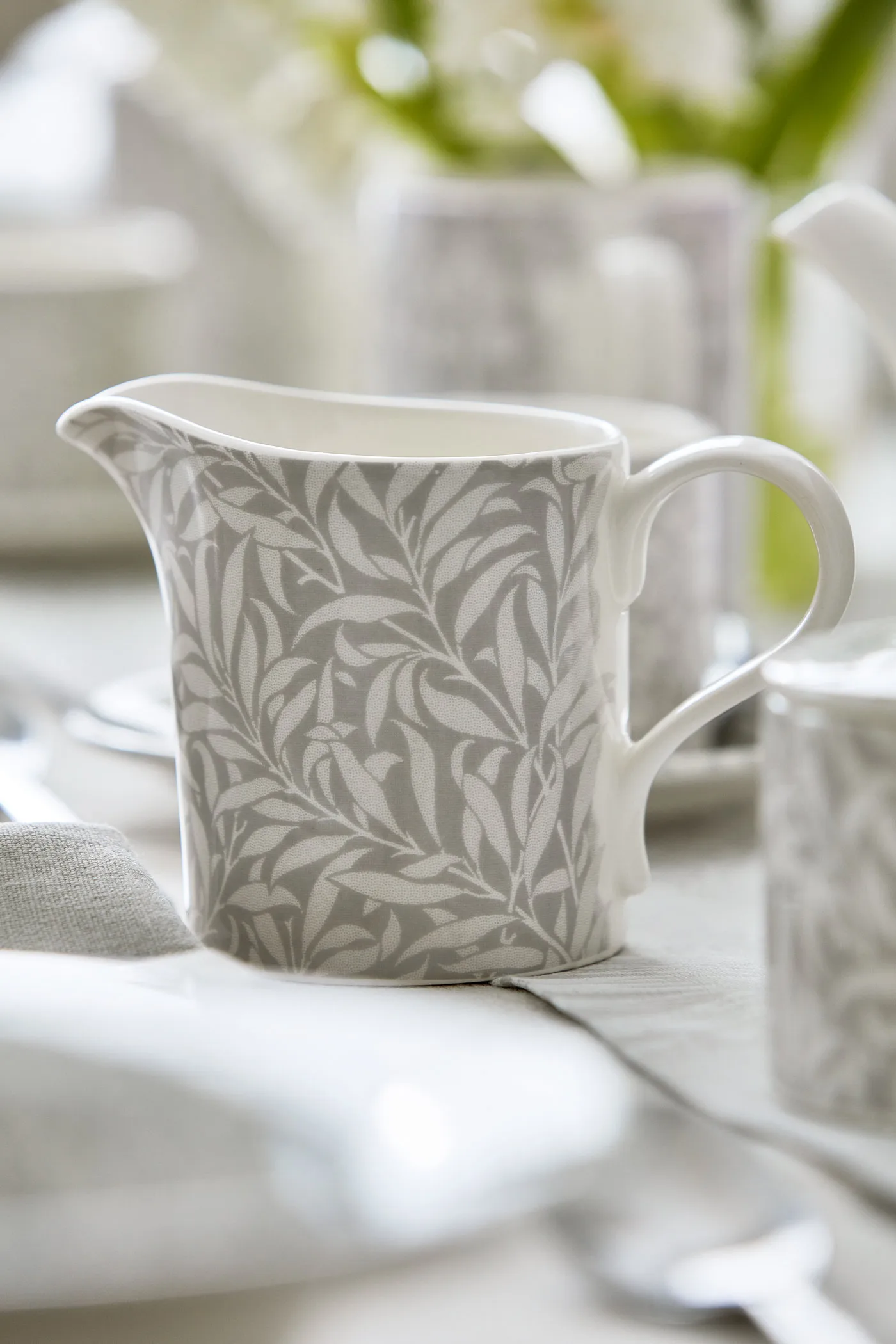 Willow Bough milk pitcher 28 cl, Grey Spode