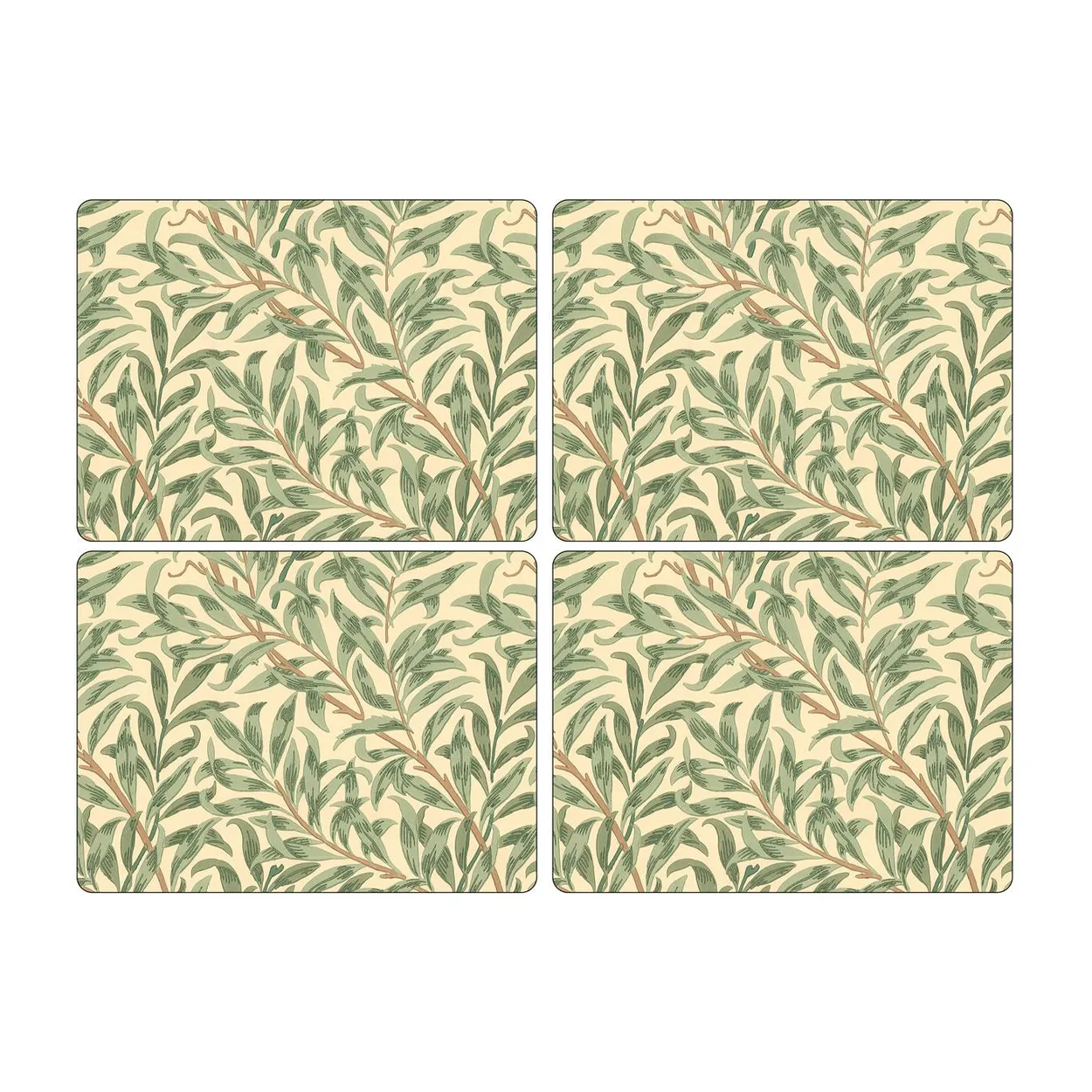 Spode Willow Bough placemat 30x40 cm 4 pack Green | Scandinavian Design | Placemats | Green