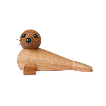 Anaana seal decoration 17 cm - Oak - Spring Copenhagen