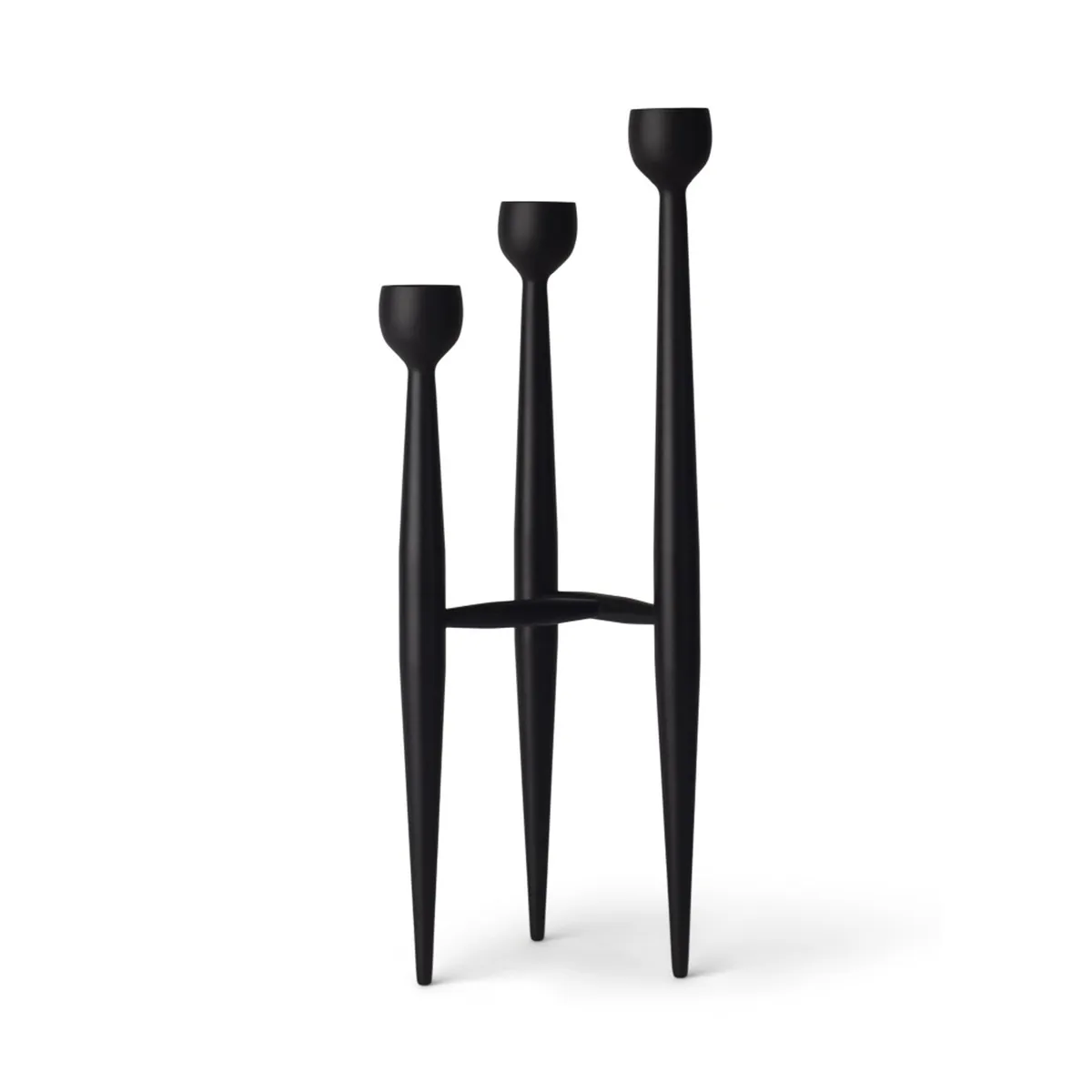 Spring Copenhagen Appollo candle sticks 32 cm Black