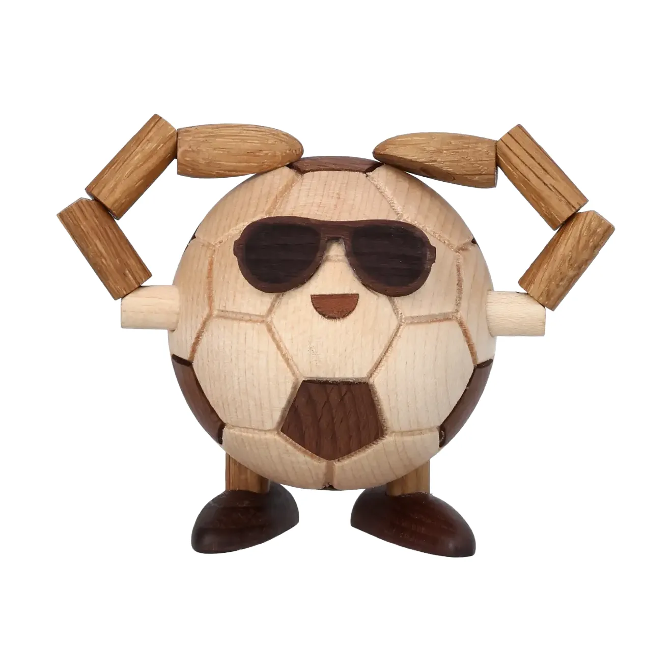 Billy Ball football figurine, Beige, 8x6.5x6.7 cm Spring Copenhagen