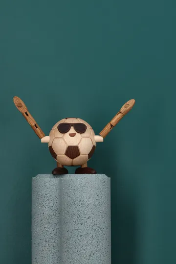 Billy Ball football figurine - Beige, 8x6.5x6.7 cm - Spring Copenhagen