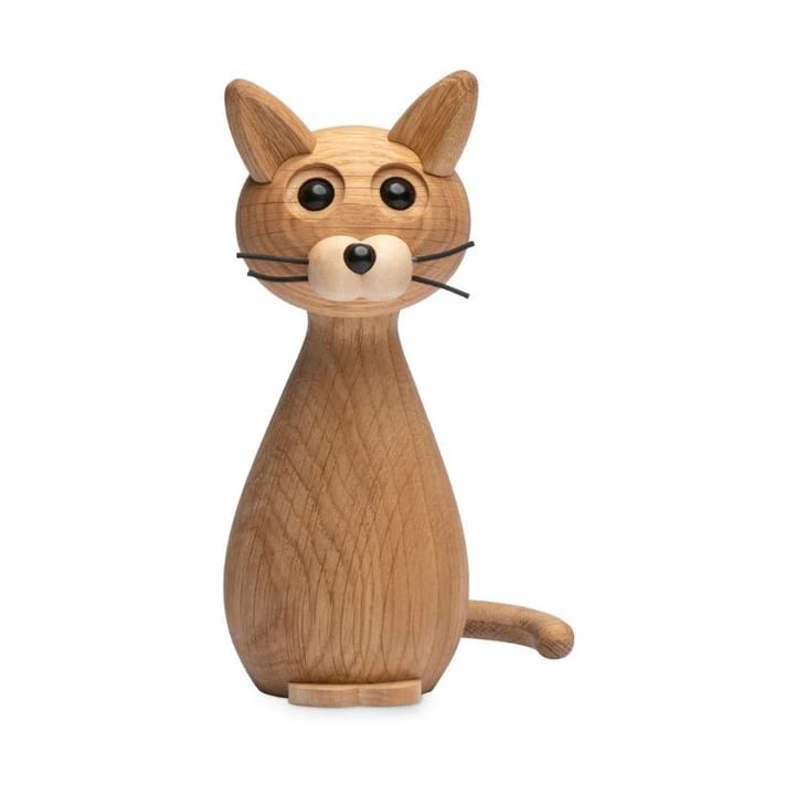 Brave Cat decoration 24 cm Oak - Oak - Spring Copenhagen