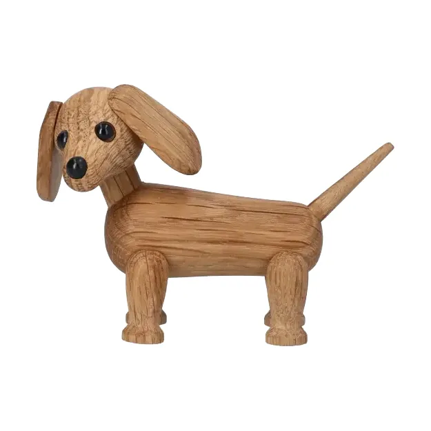 Chico dog figurine, Beige, 10.5x4.8x6.8 cm Spring Copenhagen