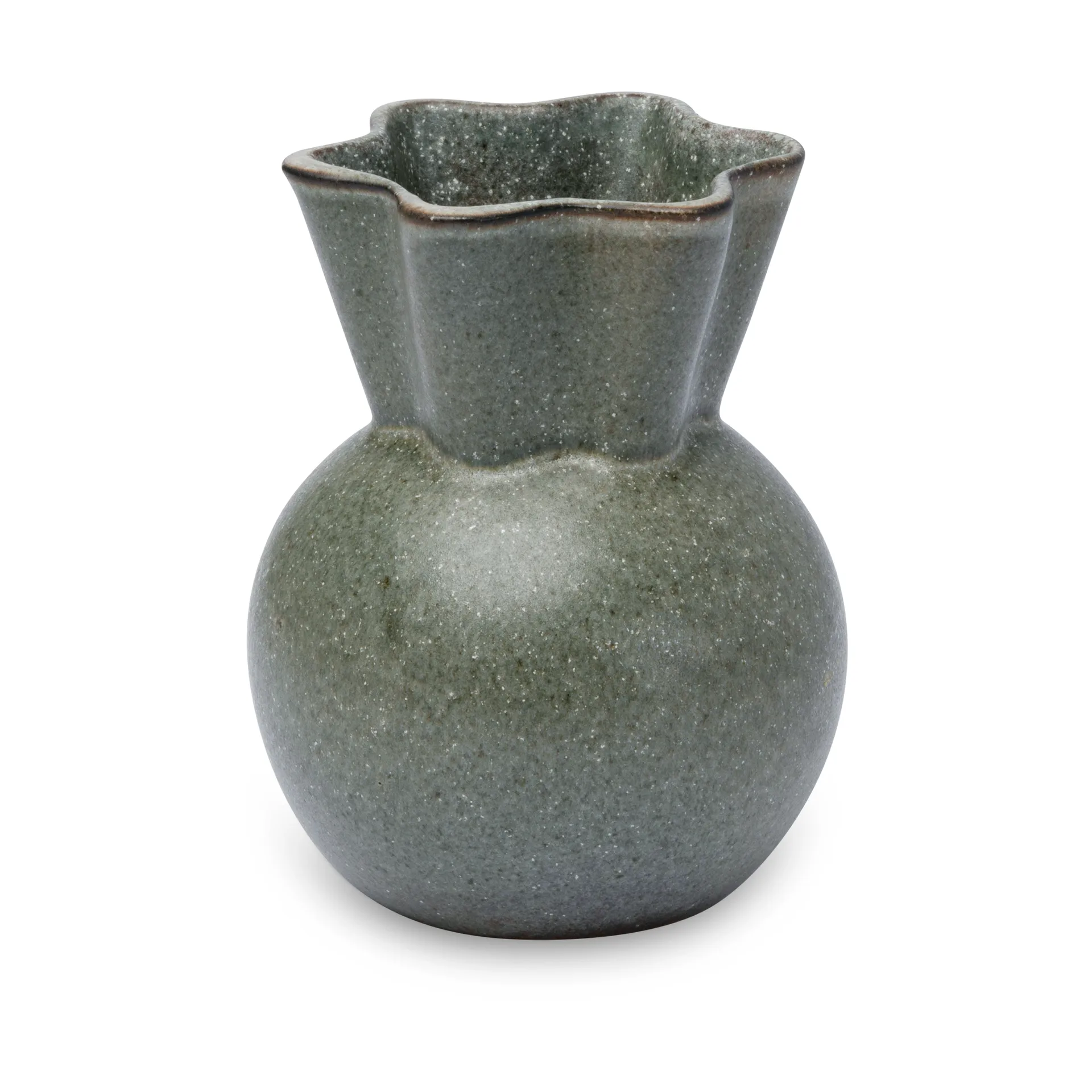 Eva Stæhr-Nielsen vase 14 cm, Moss green Spring Copenhagen