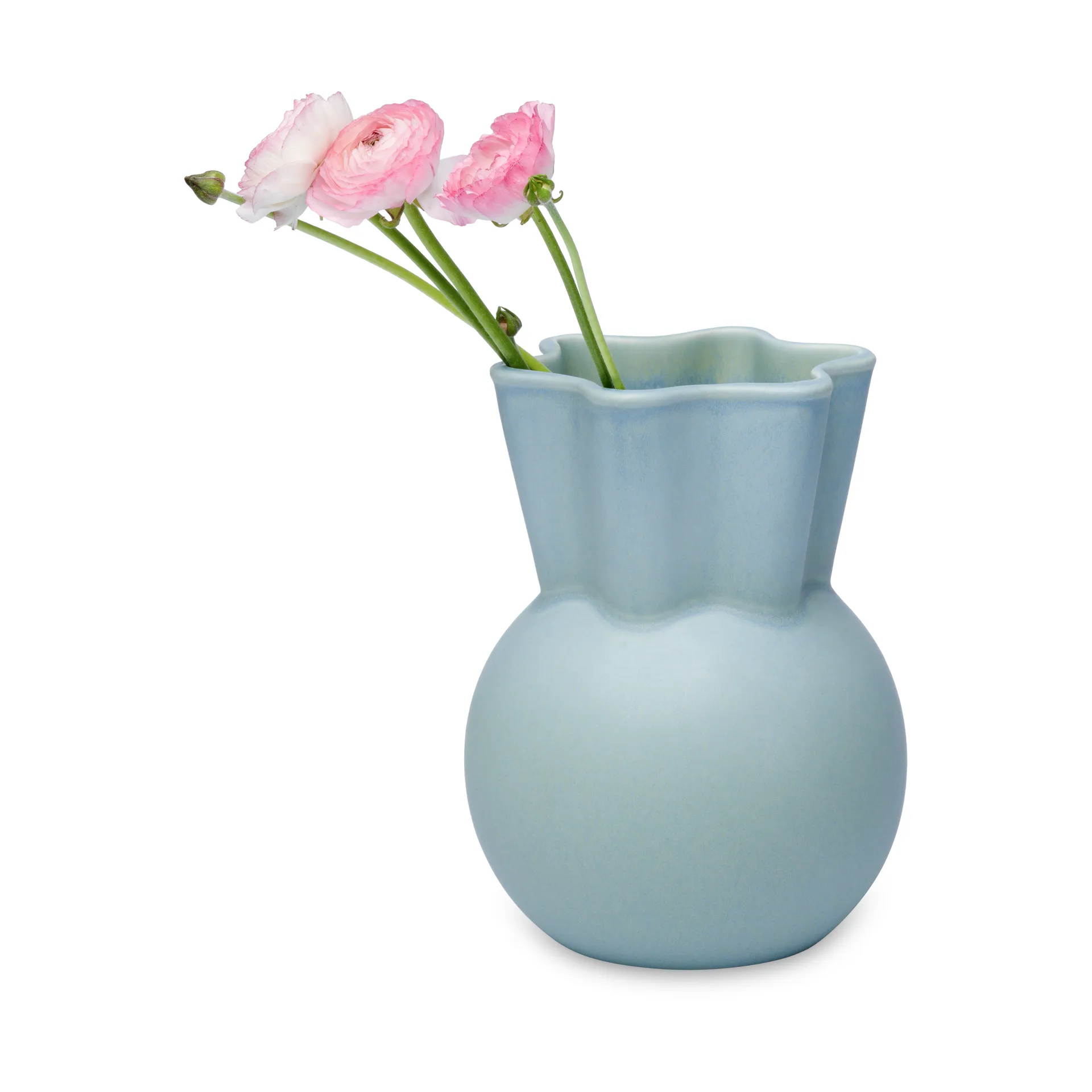 Eva Stæhr-Nielsen vase 20 cm, Light blue Spring Copenhagen