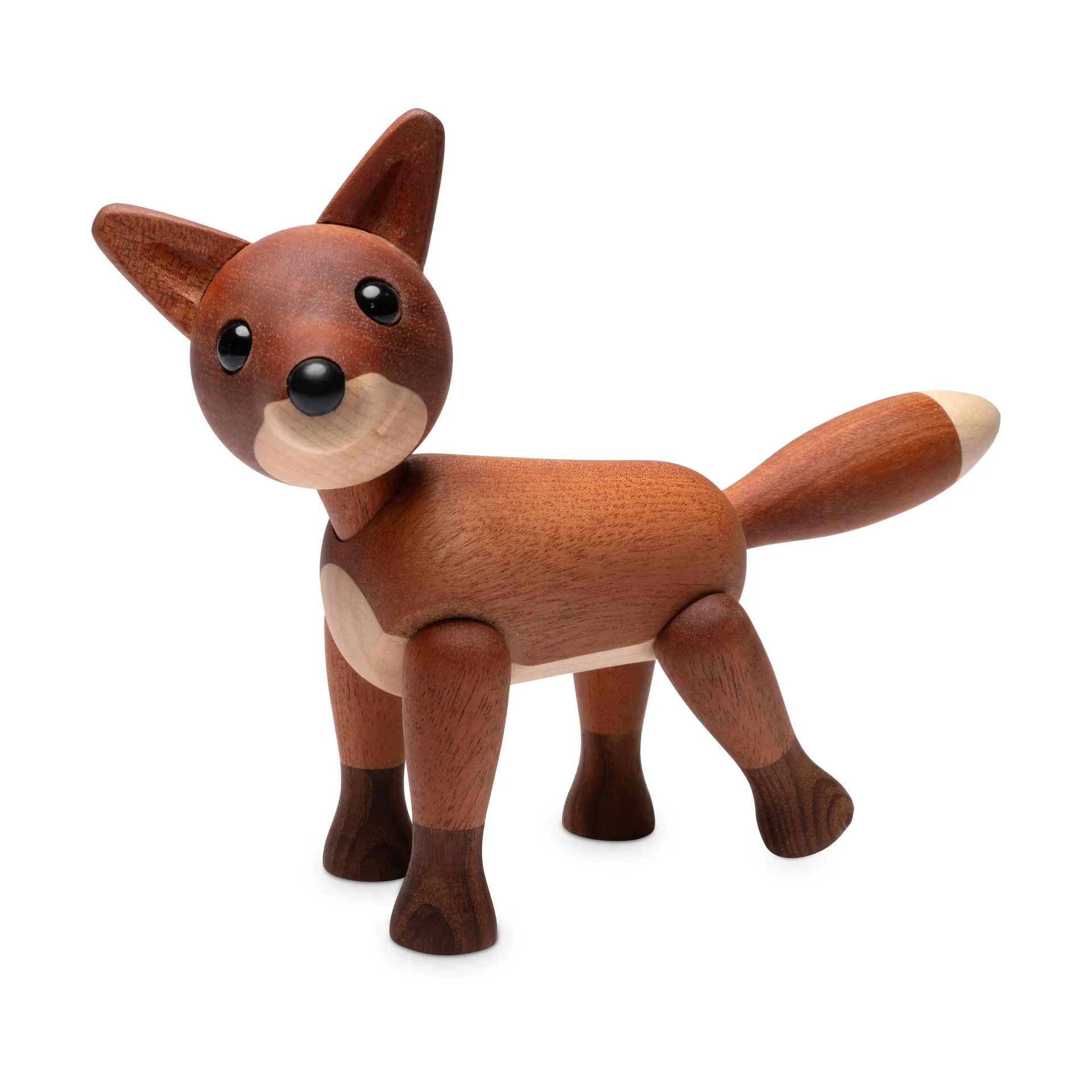 Foxy fox decoration 12 cm, Mahogany Spring Copenhagen