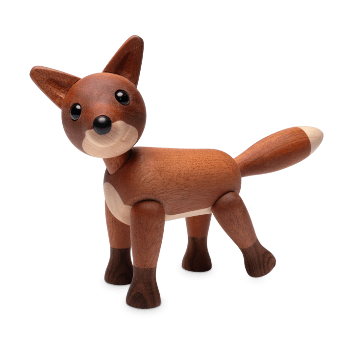 Foxy fox decoration 12 cm, Mahogany Spring Copenhagen